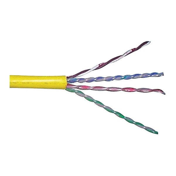 Category Cable, Unshielded, Yellow Jacket