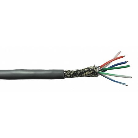 Data Cable,6 Wire,gray,1000ft (1 Units I
