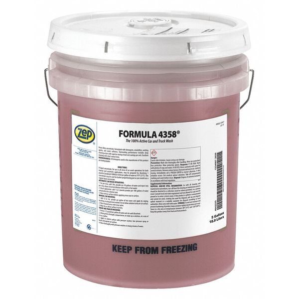 Truck And Trailer Wash, Pail, 35 lb, Liquid, Red
