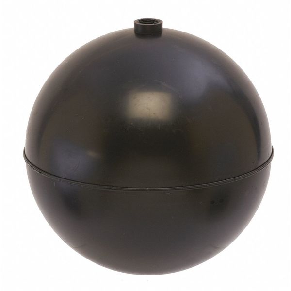 Float Ball,1/4"-20 Thread Sz,8" Dia.,8"l