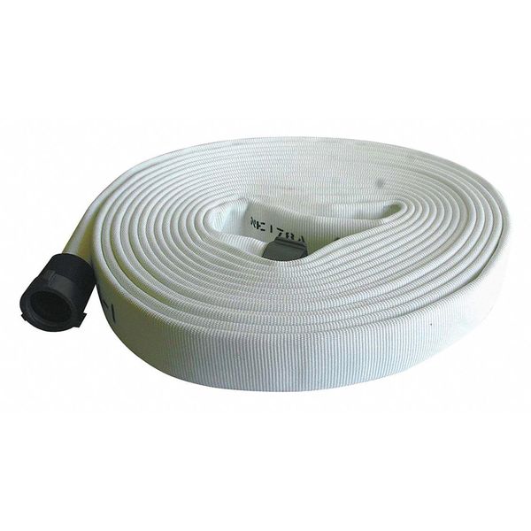 Attack Line Fire Hose, Double Jacket, Wht