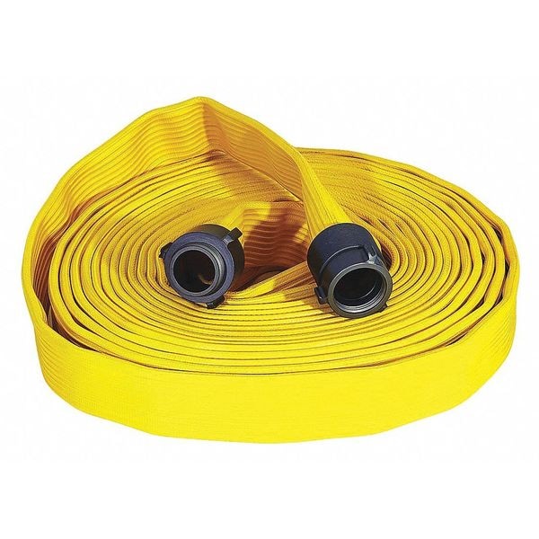 Attack Line Fire Hose, Double Jacket, Yllw