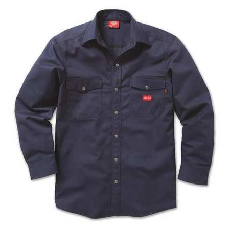 Fr Snap Front Shirt,m,navy (1 Units In E