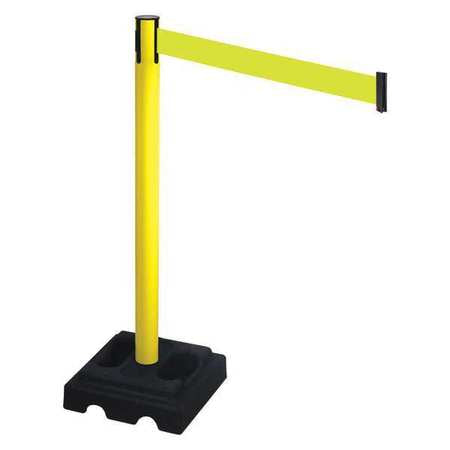 Barrier Post,3 In. Belt W,square,40in. H