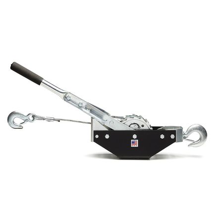 Ratchet Puller,25ft.cable L,1500 Lb.pull
