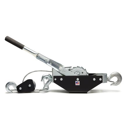 Ratchet Puller,25ft.cable L,3000 Lb.pull