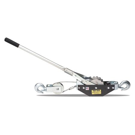 Ratchet Puller,6ft.cable L,6000 Lb. Pull