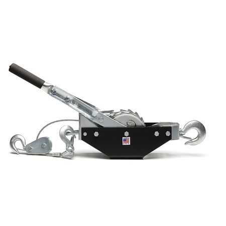 Ratchet Puller,30ft.cable L,2000 Lb.pull