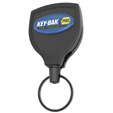 Locking Retractable Key Reel,48" L,black