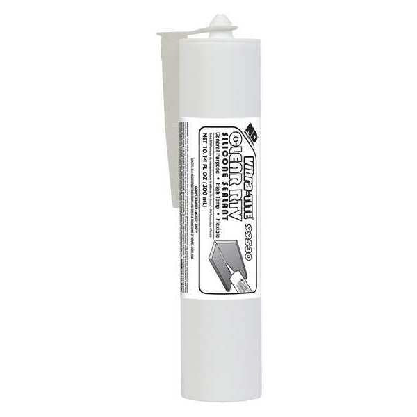 Silicone Gasket Sealant, 300 mL, Clear, Temp Range -65 to 450 Degrees F
