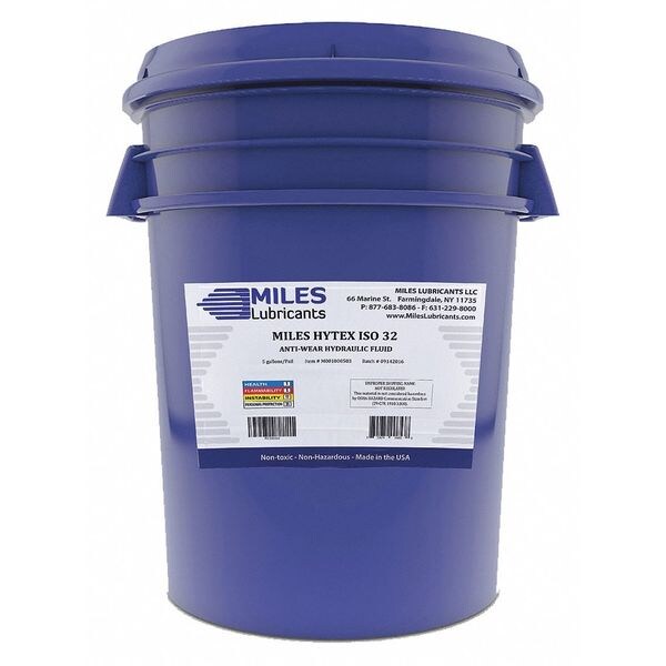5 gal Anti-Wear Hydraulic Fluid Pail 32 ISO Viscosity, 10W SAE