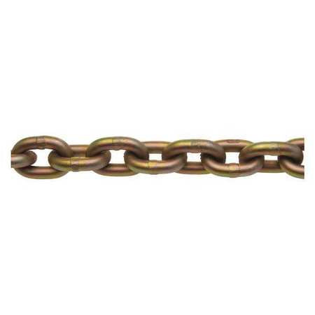 Chain,20ft,3/8in,transport,gold Chromate