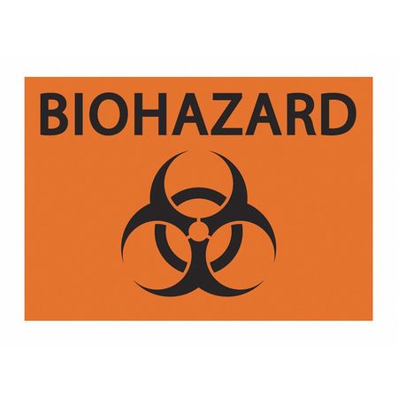 Biohazard Sign,self-adhesive Polystyrene