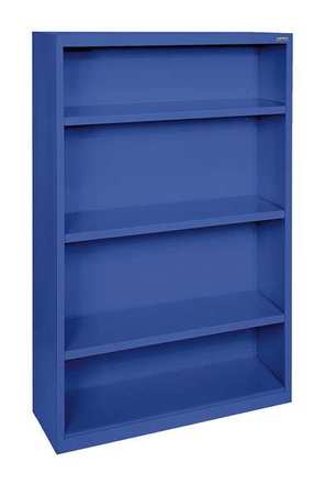 Bookcase,vertical,elite,3,blue,steel (4