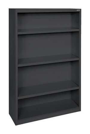 Bookcase,vertical,elite,3,black,steel (1