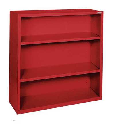 Bookcase,vertical,elite,2,red,steel (1 U