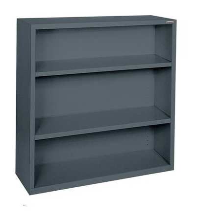 Bookcase,vertical,elite,2,charcoal,steel