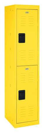 Wrdrb Lockr,lvrd,1 Wide, 2 Tier,yellow (