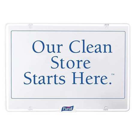 Our Clean Store Starts Here Sign,steel (