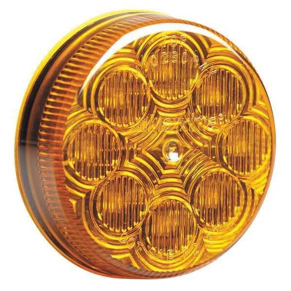 Clearance Marker Light, Amber, Round