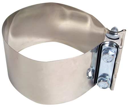 Exhaust Clamp,min.dia. 5 In. (1 Units In