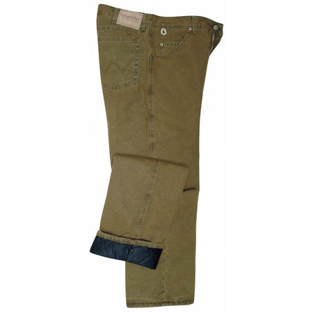 Denim Jeans,thinsulate Lined,brown,40x34