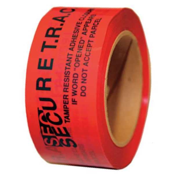 Tamper Evident Tape,,red,2 In X 180 Ft (