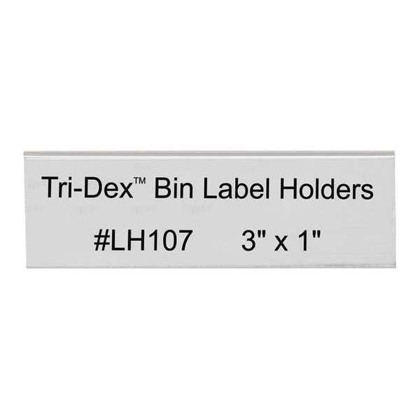 Bin Label Holders,3x1",pk25 (1 Units In