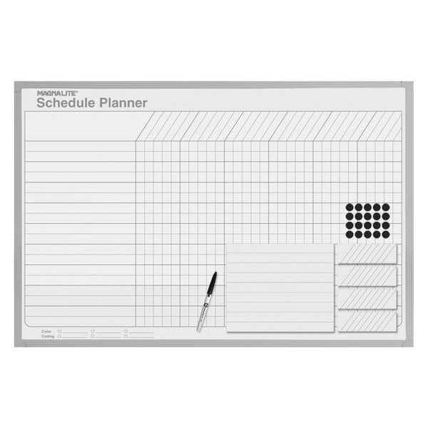 Schedule Planner Board Kit,3 Ft. X 4 Ft.