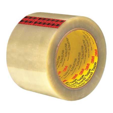 Carton Sealing Tape,3x55 Yd.,clear,pk24