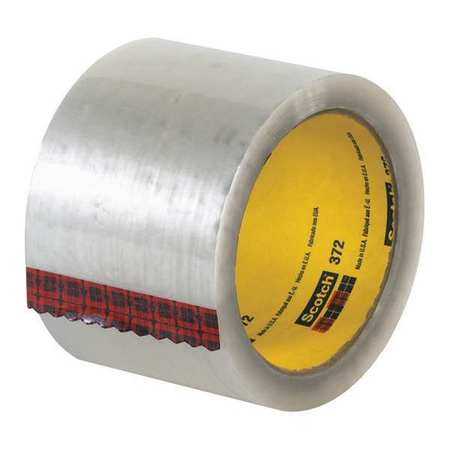 Carton Sealing Tape,3x55 Yd.,clear,pk6 (