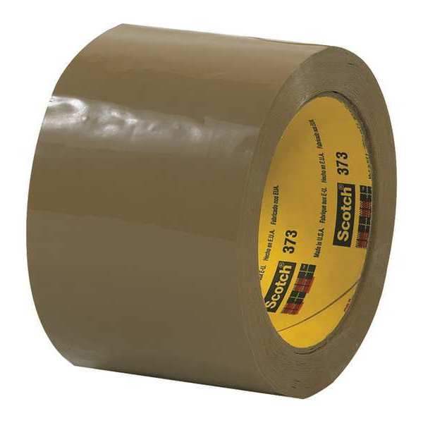 3Mâ¢ 373 Carton Sealing Tape, 2.5 Mil, 3