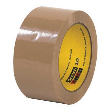 Carton Sealing Tape,2x55 Yd.,tan,pk36 (1