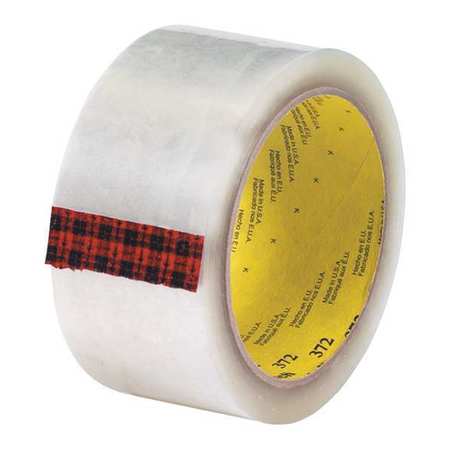 Carton Sealing Tape,2x55 Yd.,clear,pk36