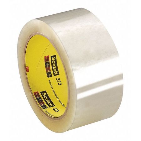 Carton Sealing Tape,2x110 Yd.,clear,pk36