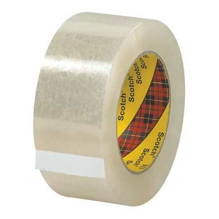Carton Sealing Tape,3 2x55 Yd.,clear,pk6