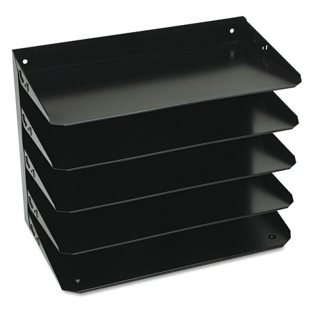 Organizer,corner,5 Tier,steel,black (1 U