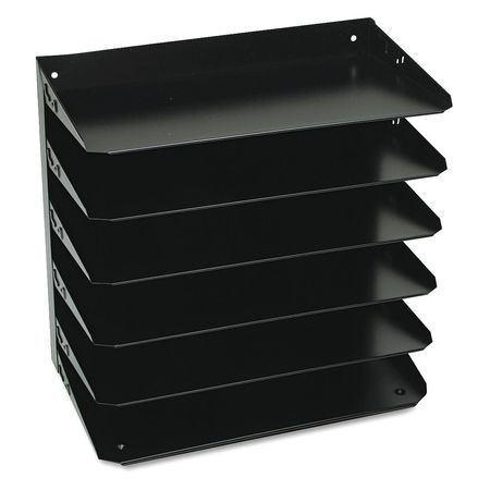 Organizer,corner,6 Tier,steel,black (1 U