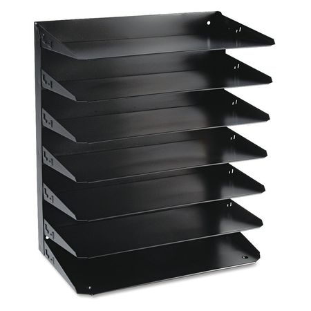 Organizer,corner,7 Tier,steel,black (1 U