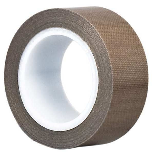 PTFE Fabric Tape, Brown, 5/8