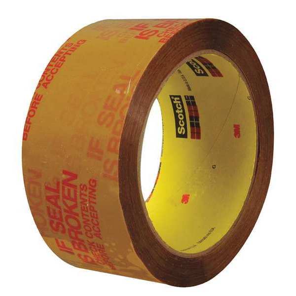 3Mâ¢ 3732 Pre-Printed Carton Sealing Tape, 2.5 Mil, 2