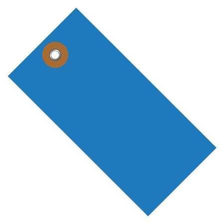 Shipping Tag,3 3/4x1 7/8",blue,pk100 (1