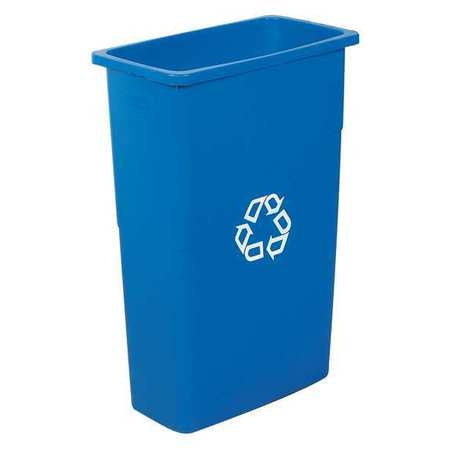 Recycling Container,slim Jim,23 Gal. (1