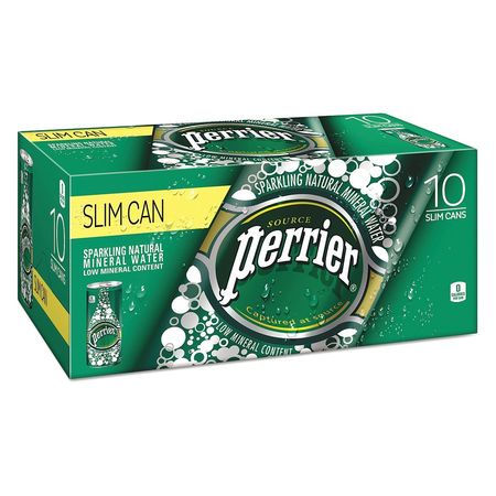 Perrier Sparkling Mineral Water,can,pk30