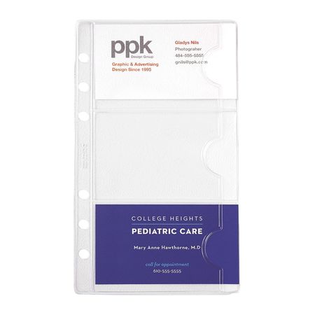 Business Card Holders,portable,clear,pk5