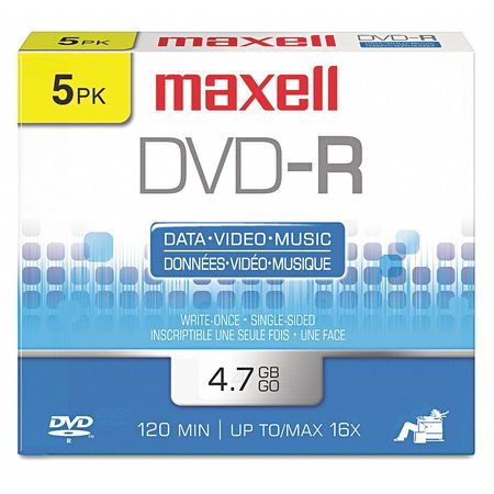 Disc,dvd-r,16x,4.7 Gb,pk5 (1 Units In Pk
