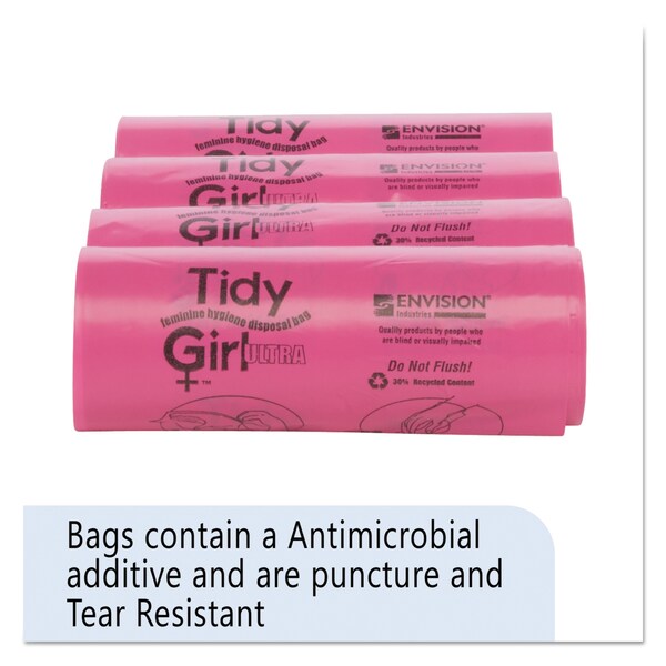 Tidy Girl Sanitary Disposal Bags, PK600