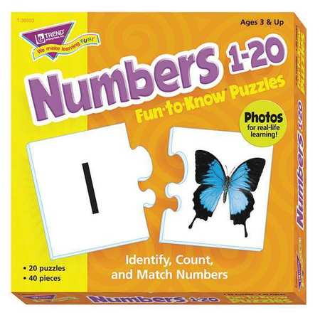 Fun To Know Puzzles,numbers 1-20 (1 Unit