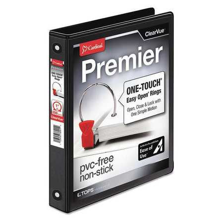 Binder,easy Open,clear View,1",black (1