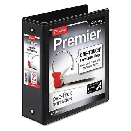 Binder,easy Open,clear View,3",black (1